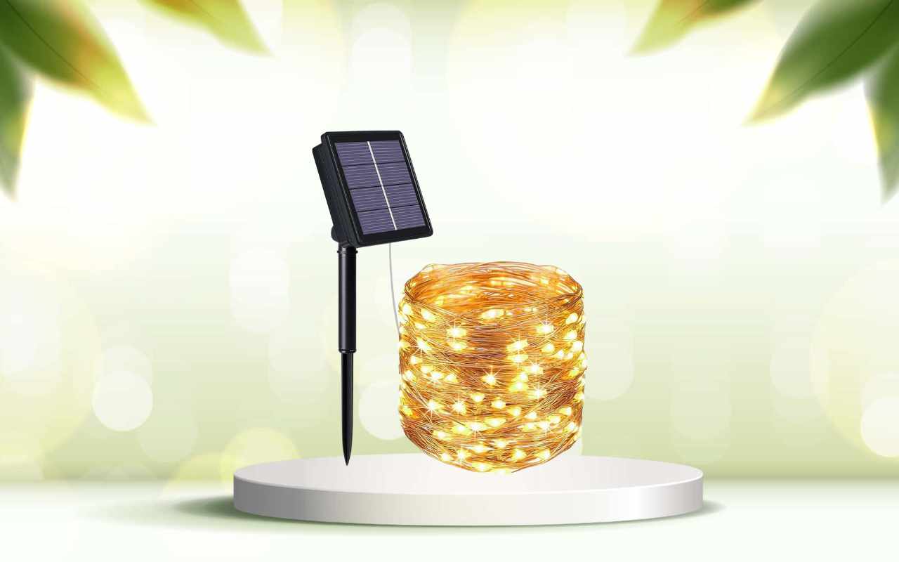 Crea magia nel tuo spazio con Solar Wire Light: illumina e decora senza consumi